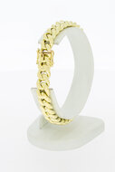 Panzerarmband 14 Karat Gelbgold - 19,4 cm