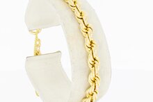 Kordel Gold Armband 14 Karat - 19 cm