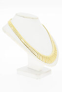Sonnenstrahlen-Halskette 585 Gold - 45,6 cm