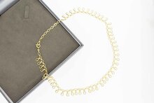 Sonnenstrahlen 585 Goldkette - 47,5 cm