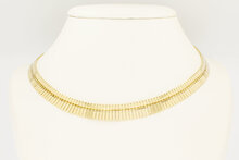 Sonnenstrahlen 585 Gold Halskette - 45 cm