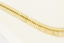 Sonnenstrahlen 585 Gold Halskette - 45 cm