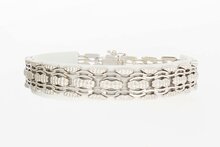 Vintage 585 Wei&szlig;goldarmband - 20,6 cm