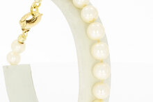 Perlen Armband 14 Karat Gold - 22 cm