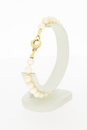 Perlen Armband 14 Karat Gold - 22 cm