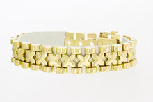 585 Gelbgold Retro Armband - 20 cm