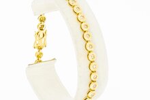 Tennisarmband 750 Gelbgold - 19,4 cm