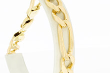 Figaro M&auml;nnerarmband 585 Gold - 24 cm