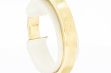 Gemustertes 14 Karat Armreif Gelbgold