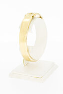 Gemustertes 14 Karat Armreif Gelbgold