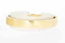 Gemustertes 14 Karat Armreif Gelbgold