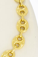 Gelb Gold Anker Kette 585 - 82 cm