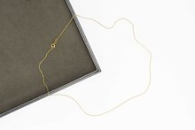 585 Gold Damen Panzer Collier - 41,9 cm