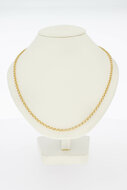 585 Gelbgold Damen Erbsen Kette - 43,6 cm