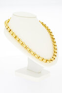 Erbsen Kette 585 Gelbgold - 45,6 cm