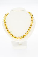 Erbsen Kette 585 Gelbgold - 45,6 cm
