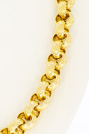 Erbsen Kette 585 Gelbgold - 45,6 cm