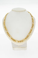 Figarokette 18 Karat Gold - 84,2 cm