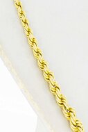 Geflochtene 585 Goldkette - 47,5 cm