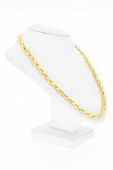 Geflochtene Kordelkette 750 Gold - 76,5 cm