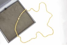 Geflochtene Kordelkette 750 Gold - 76,5 cm
