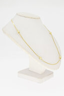 S- Gliederkette 14 Karat Gold - 38,3 cm