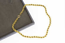 Kordel Halskette 585 Gold - 42,4 cm
