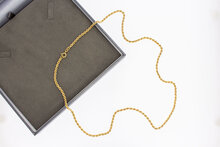 Kordelhalskette 750 Gold - 62,7 cm