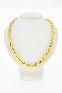 Kordelhalskette 750 Gelbgold - 47,4 cm