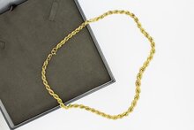Kordelhalskette 750 Gelbgold - 47,4 cm