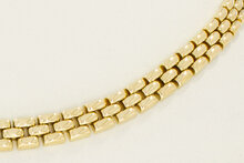 14 Karat Gold Mail&auml;nder Gliederkette - 43,5 cm