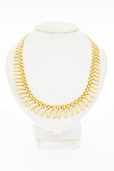 Sonnenstrahlen Choker 750 Gold - 44,7 cm