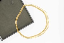 Sonnenstrahlen Choker 750 Gold - 44,7 cm