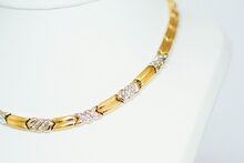 18 Karat Diamant Collier f&uuml;r Damen - 42 cm