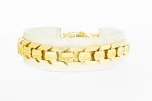 14 Karat St&auml;bchen Goldarmband - 18,5 cm