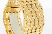 Breites Armband 18 Karat Ros&eacute;gold - 19,8 cm