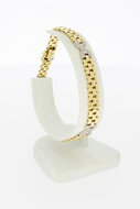 14 kt Goldarmband im Rolex-Stil - 19,8 cm