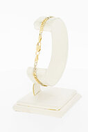 14 Karat Anker Infinity Goldarmband - 19,8 cm