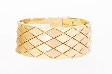 Breites Goldarmband 18 Karat - 18,4 cm