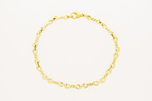 Glieder Armband 14 Karat Gold - 20,5 cm