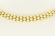 Popcorn Goldkette 14 Karat - 46,5 cm