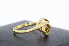 14 Karat Knopf Damen Goldring - 17 mm