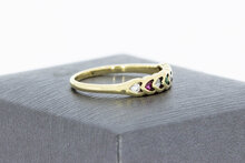 585 Gold Ring mit Herzchen - 16,5 mm