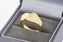 18 Karat Gold Diamant Ring - 18,3 mm