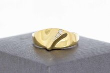 18 Karat Gold Diamant Ring - 18,3 mm