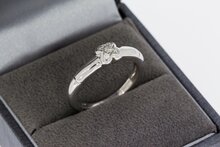 Damenring 750 Wei&szlig;gold - 16.6 mm