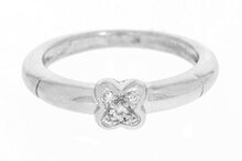 Damenring 750 Wei&szlig;gold - 16.6 mm
