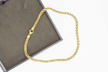 Fuchsschwanz Collier 750 Gold - 42,9 cm
