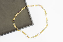 Figaro Damen Collier 750 Gold - 40,1 cm