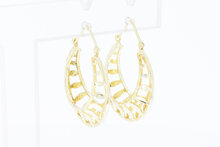 14 Karat Gold Damen Ohrh&auml;nger - 23,2 mm